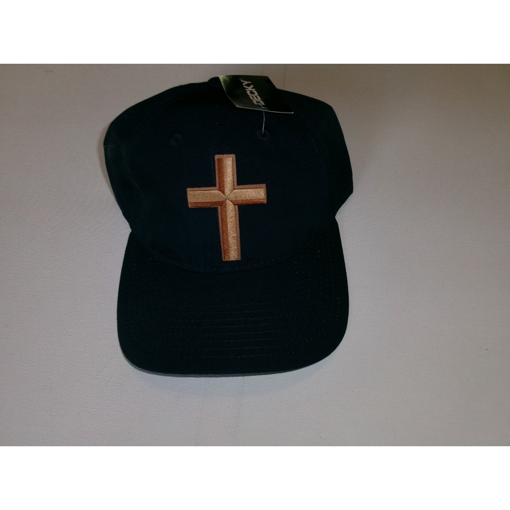 CROSS JESUS CHRIST CHRISTIAN  BEACH GOLF Y2K 00S HAT CAP VINTAGE J2